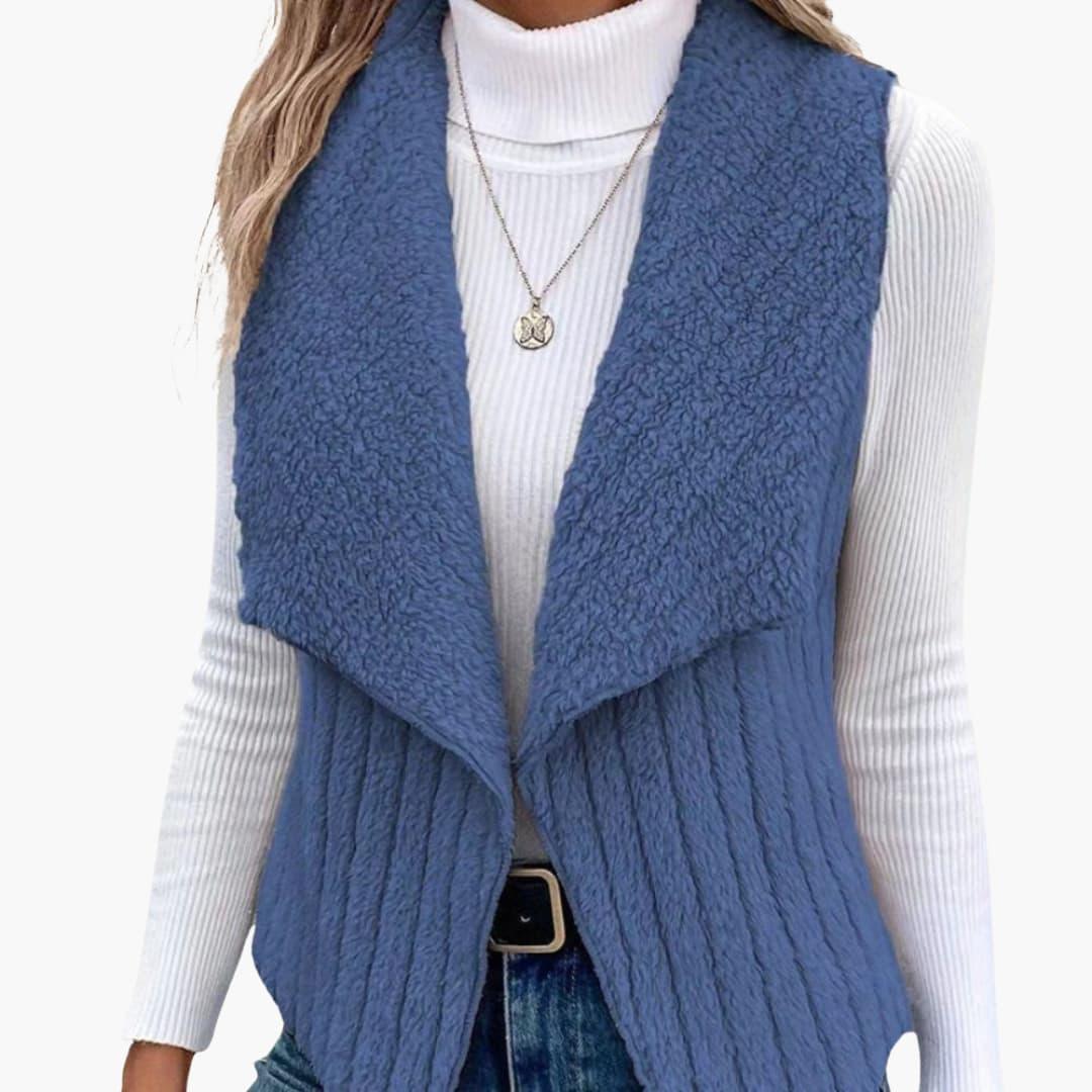 BerlinGlamour | Gestructureerd vest voor dames 8