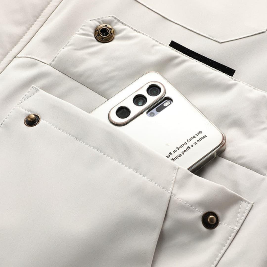 BerlinGlamour | Gevoerde outdoorjas voor heren 6