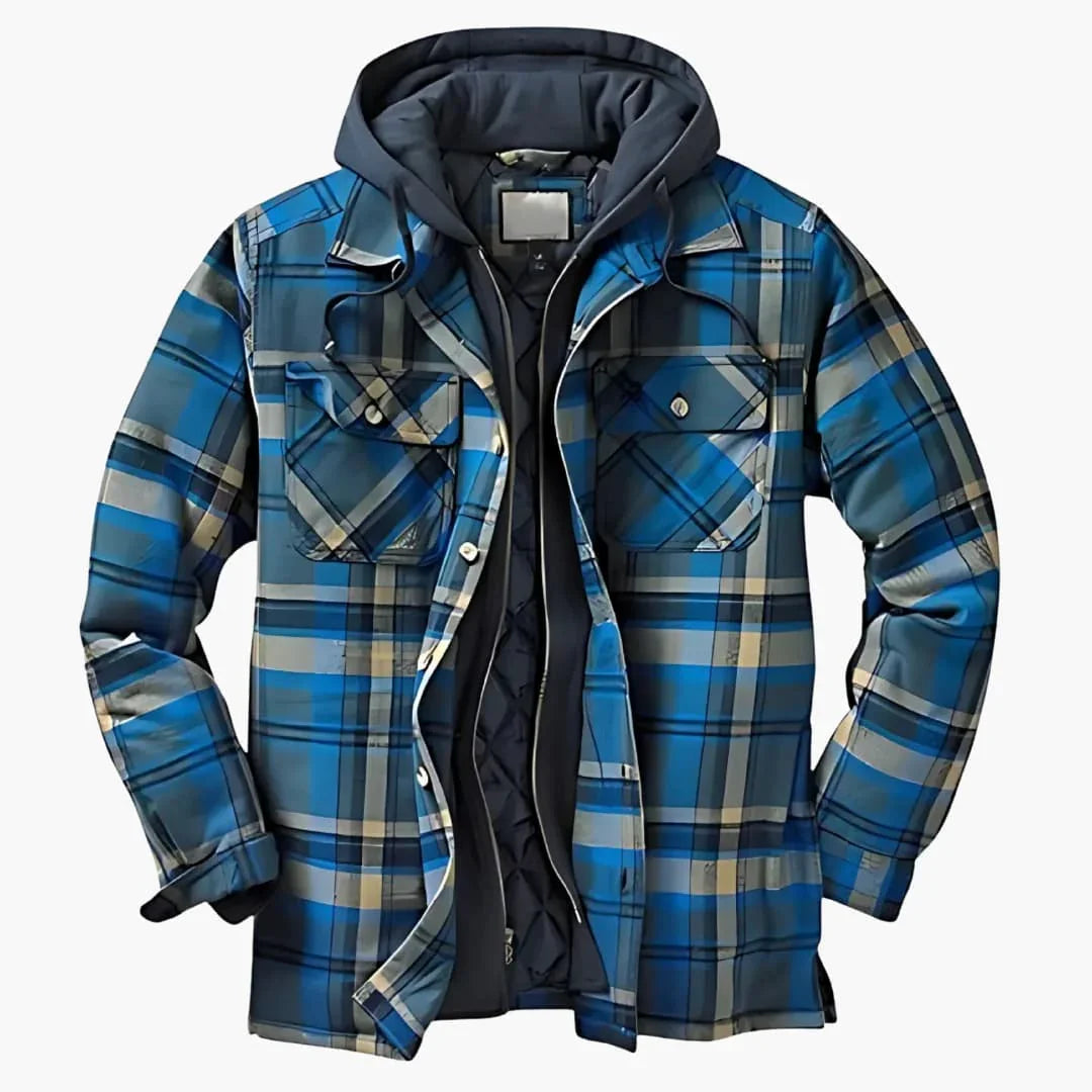 BerlinGlamour | Gewatteerd overhemdjack voor heren 4