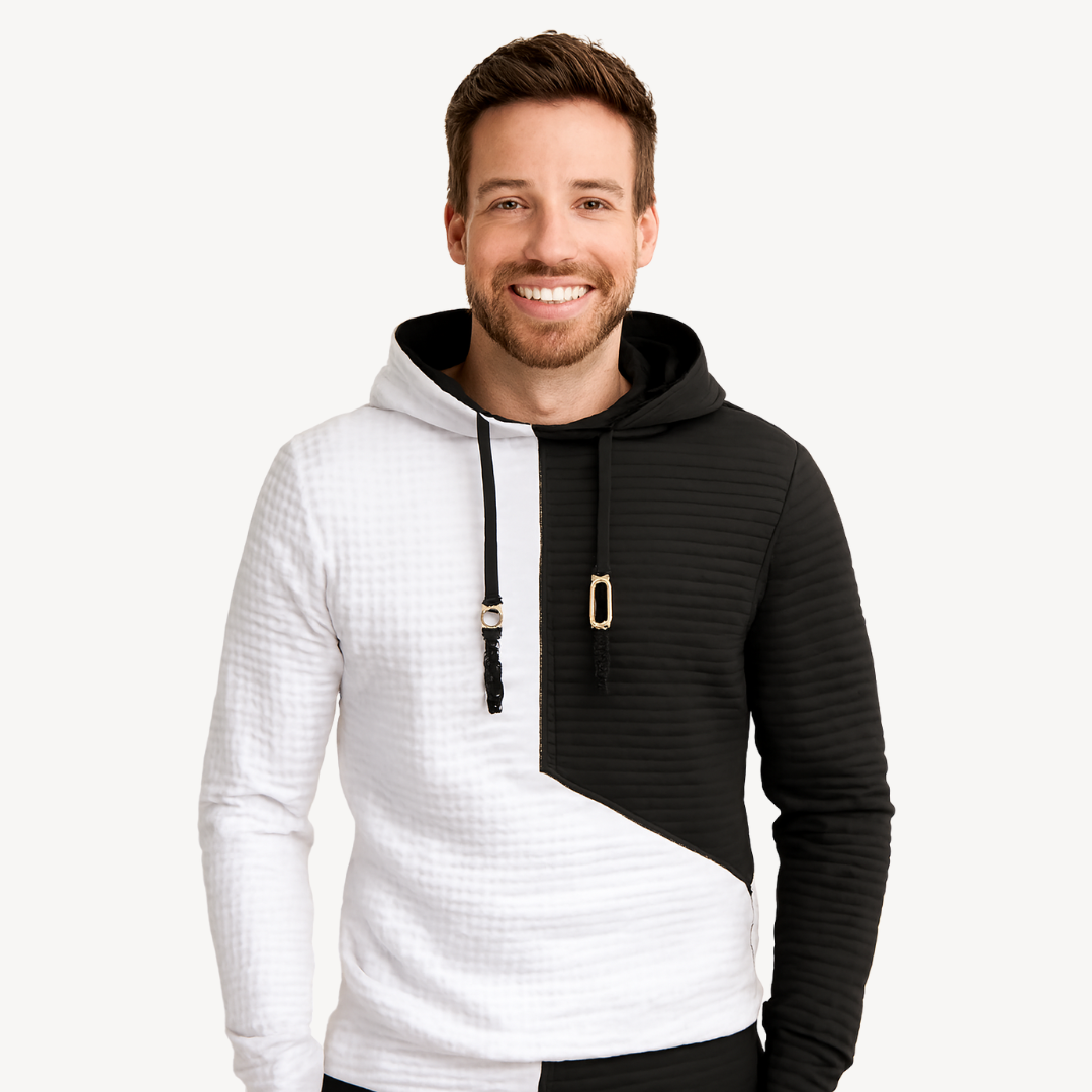 BerlinGlamour | Gewatteerde hoodie voor heren 2