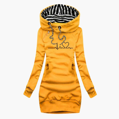 BerlinGlamour | Hartmotief Hoodie voor Dames 0