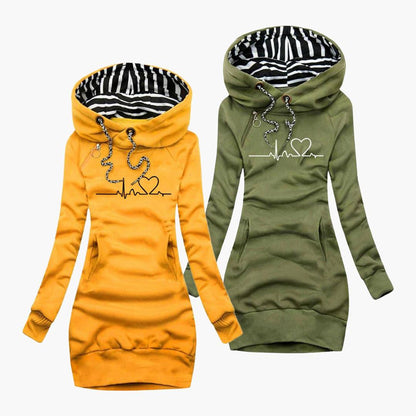 BerlinGlamour | Hartmotief Hoodie voor Dames 1