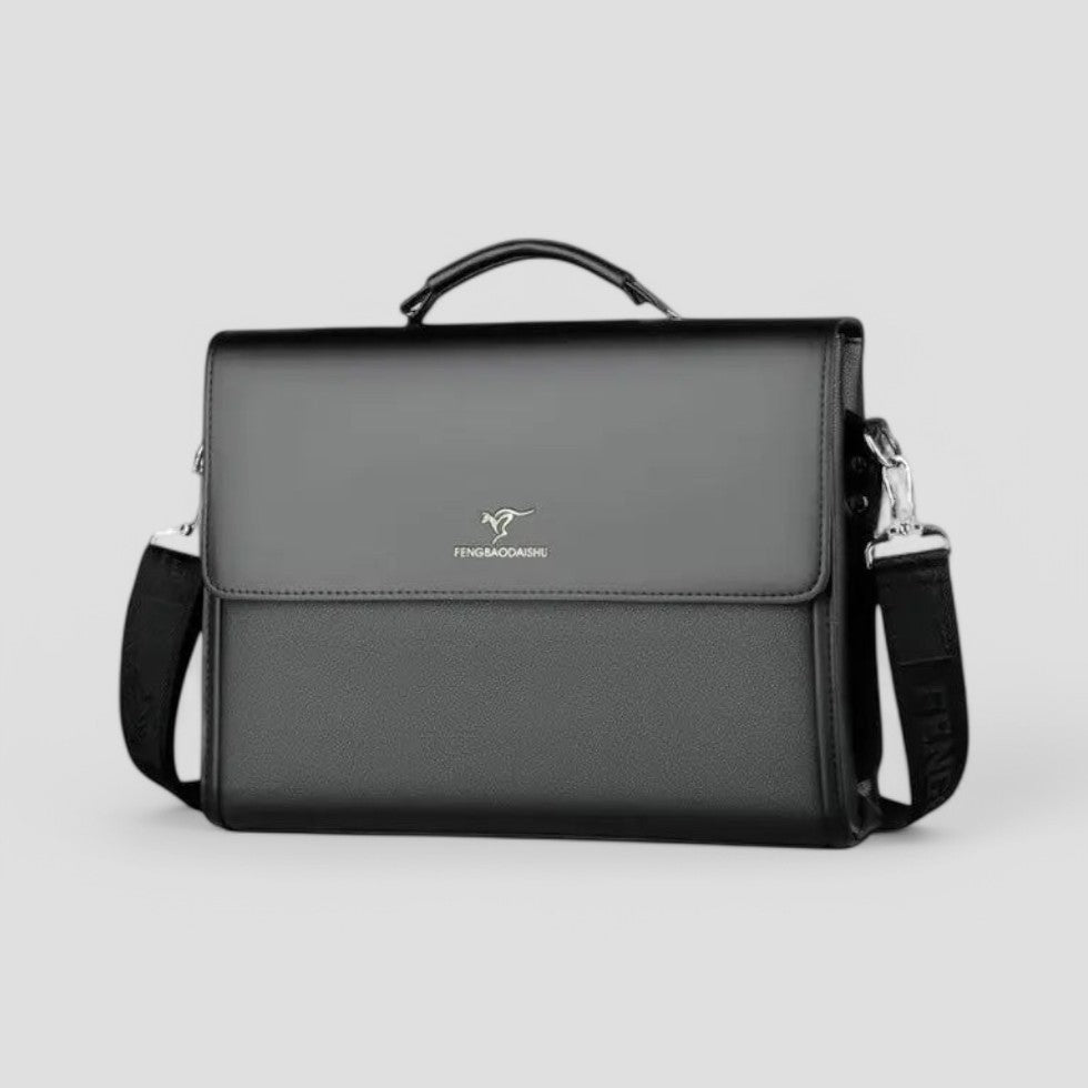 BerlinGlamour | Heren Business Schoudertas Compacte Organizer Aktetas 0