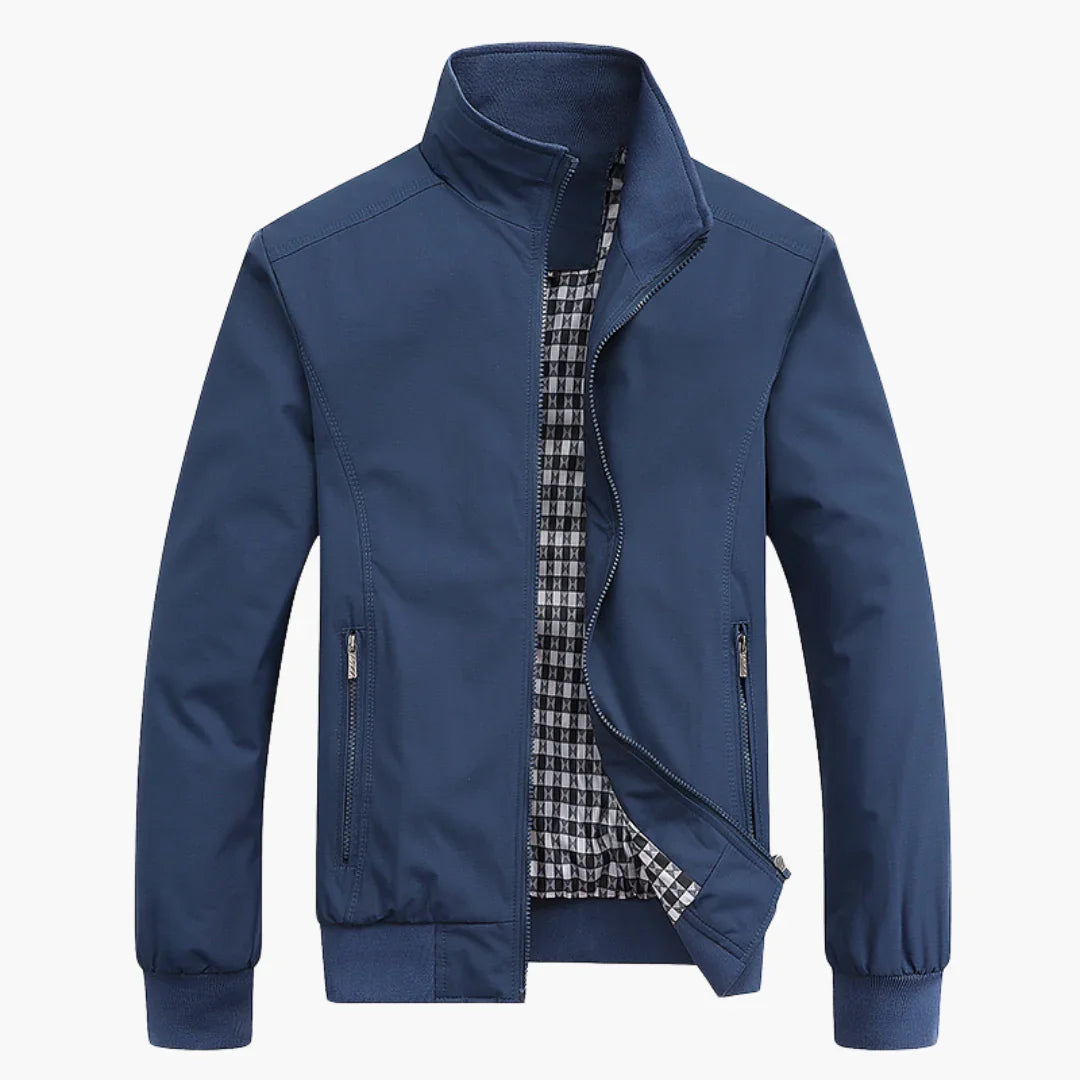 BerlinGlamour | Heren Slim Fit Bomberjack met Volledige Ritssluiting 0