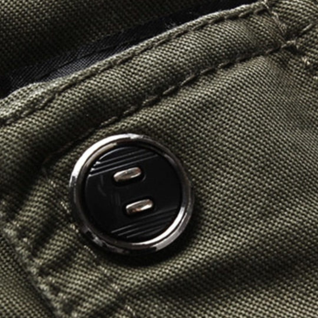 BerlinGlamour | Heren bikerjack met rits en lange mouwen 5