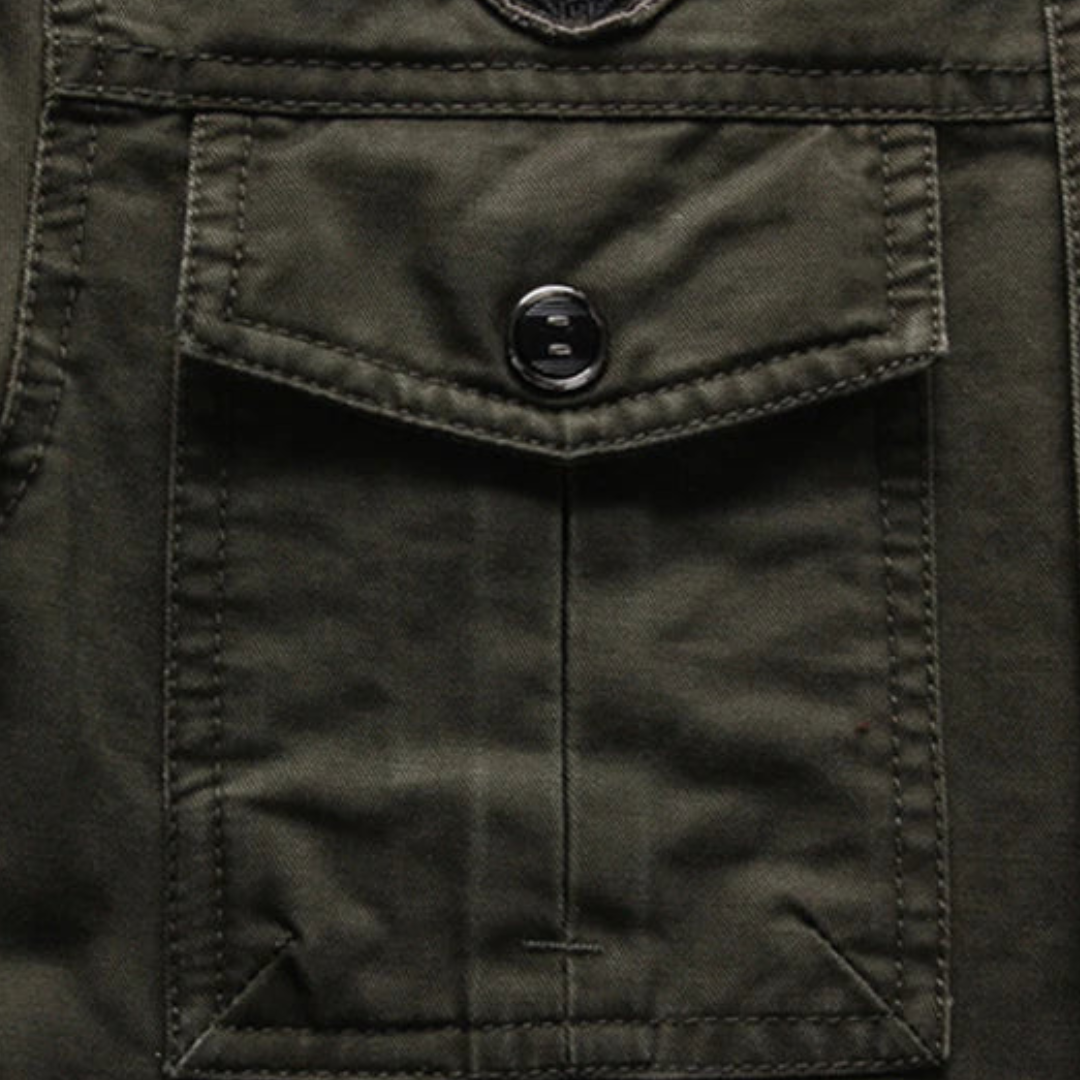 BerlinGlamour | Heren bikerjack met rits en lange mouwen 7