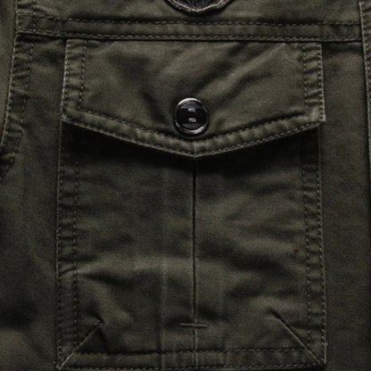 BerlinGlamour | Heren bikerjack met rits en lange mouwen 7