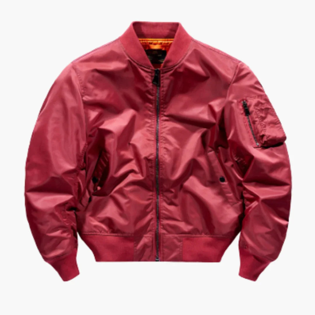 BerlinGlamour | Heren bomberjack met rits 1