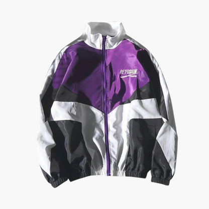 BerlinGlamour | Heren bomberjack met rits en elastische zoom 1