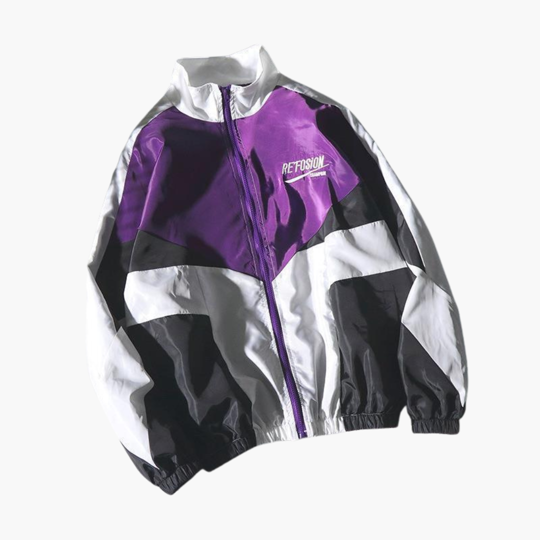 BerlinGlamour | Heren bomberjack met rits en elastische zoom 2