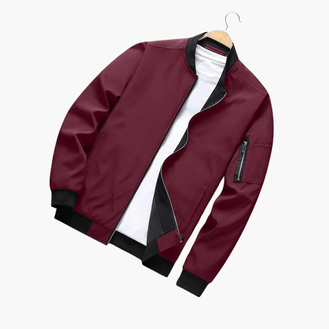 BerlinGlamour | Heren bomberjack met rits en zakken 5