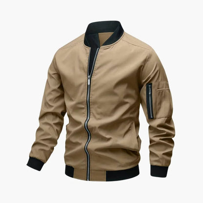 BerlinGlamour | Heren bomberjack met rits en zakken 9