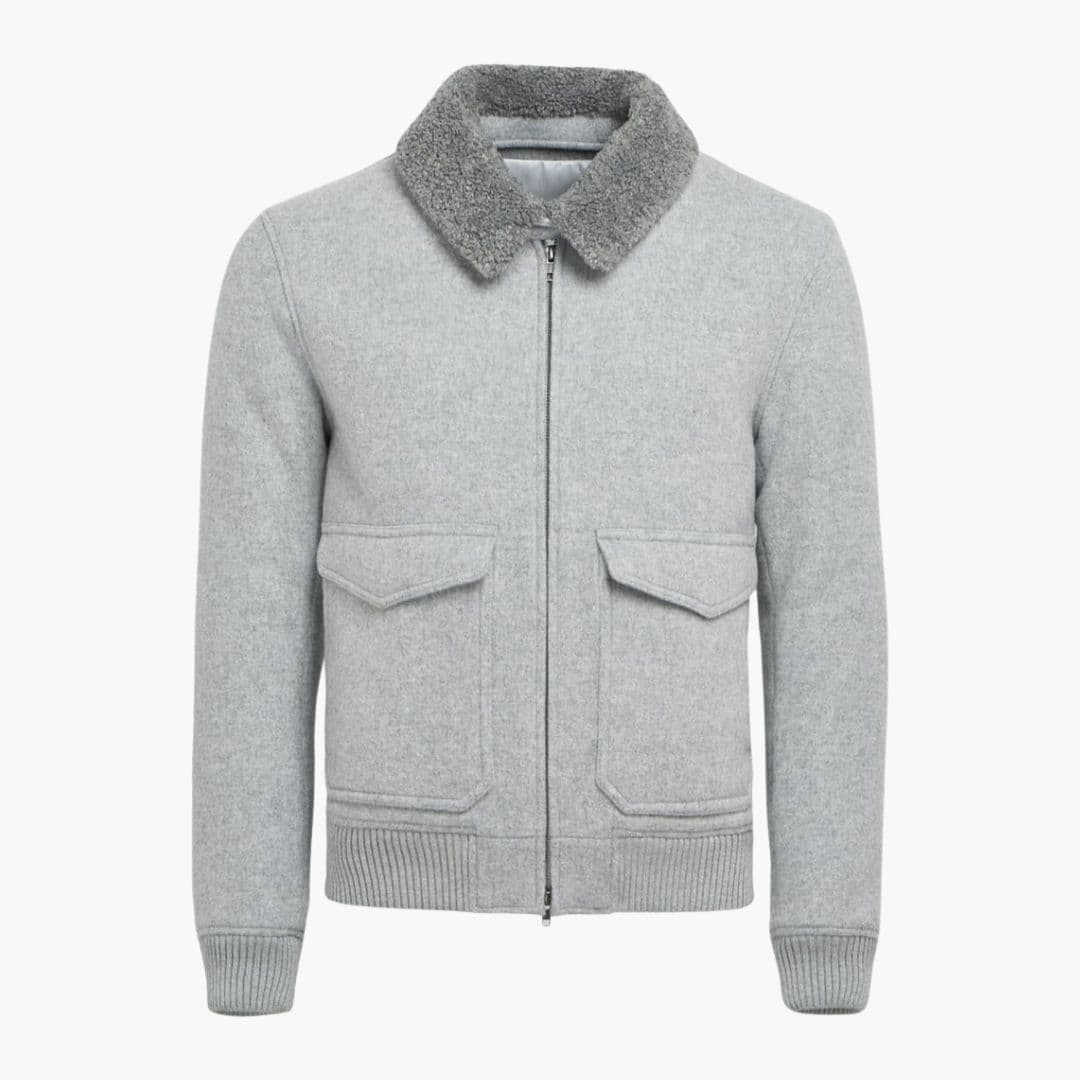 BerlinGlamour | Heren bomberjack met voorzakken 1