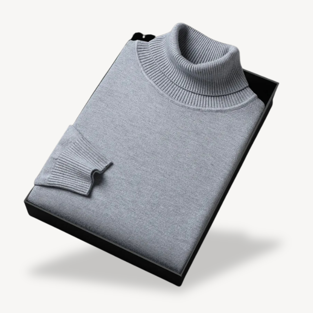 BerlinGlamour | Heren coltrui van wolmix 3