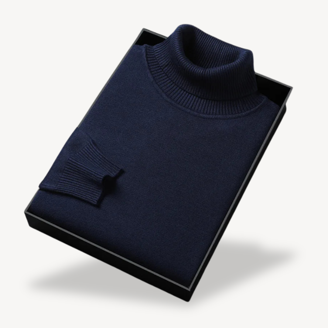 BerlinGlamour | Heren coltrui van wolmix 5