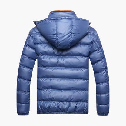 BerlinGlamour | Heren donsjack met glanzende afwerking 5