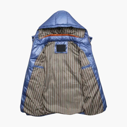 BerlinGlamour | Heren donsjack met glanzende afwerking 6