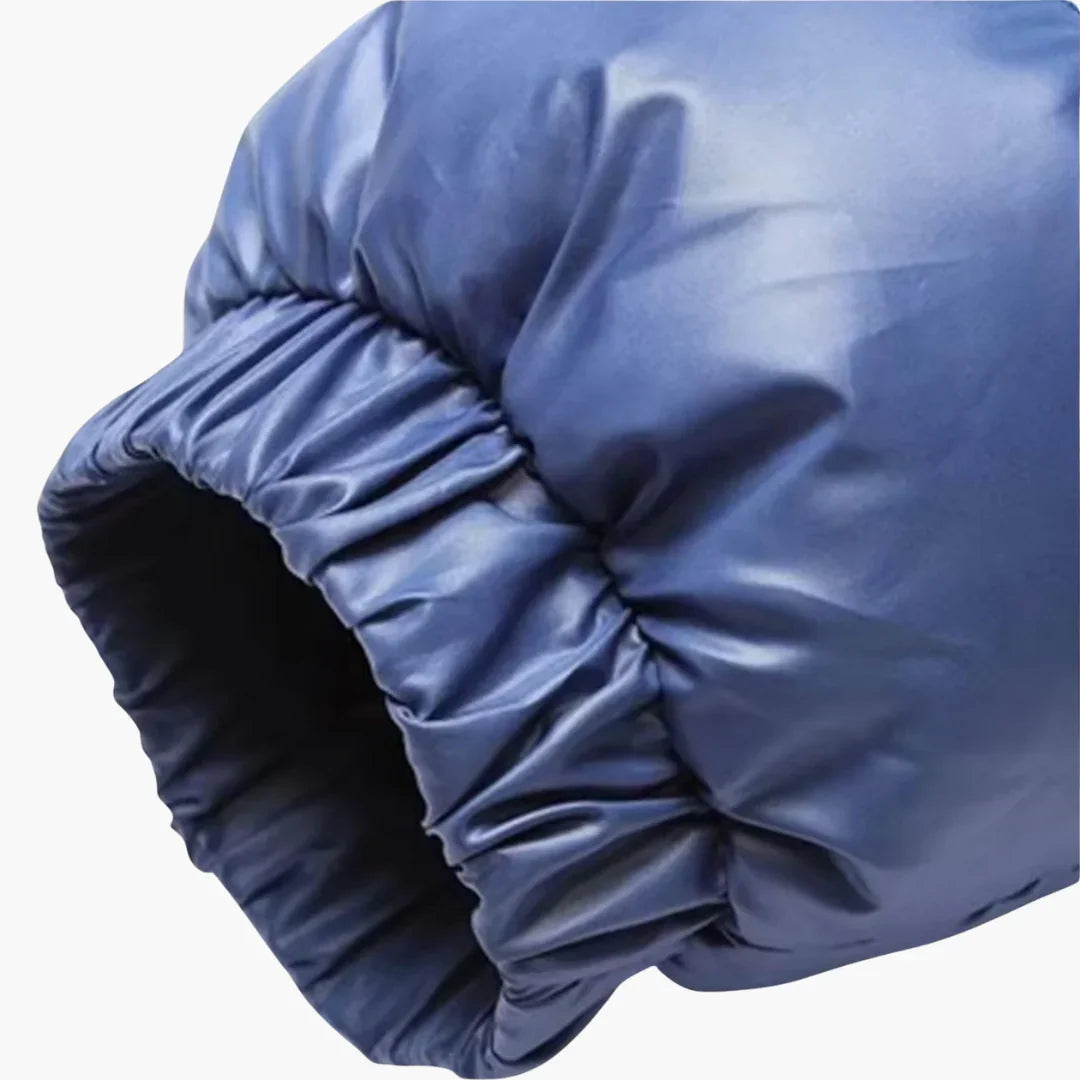 BerlinGlamour | Heren donsjack met glanzende afwerking 7