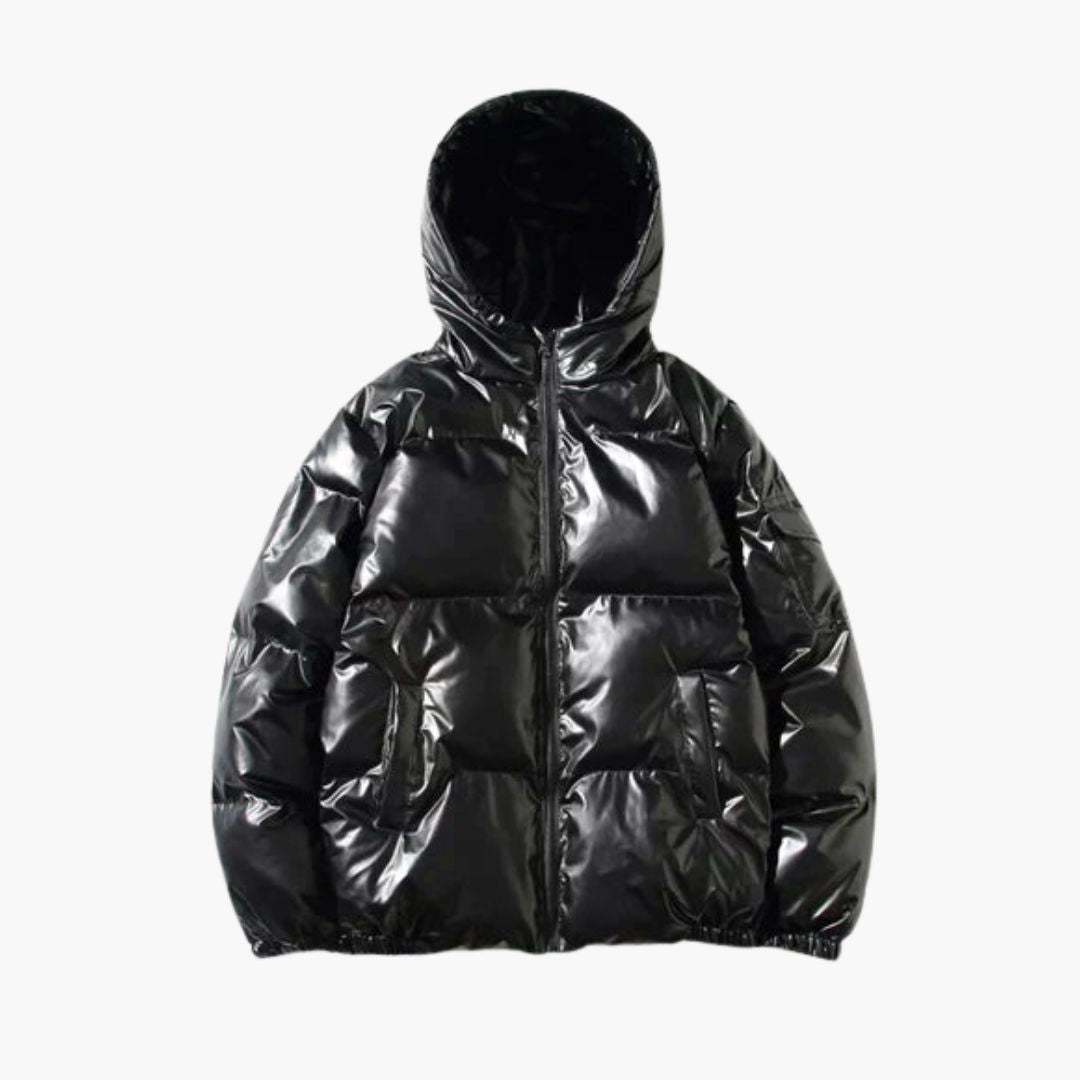 BerlinGlamour | Heren donsjack met rits en lange mouwen 0