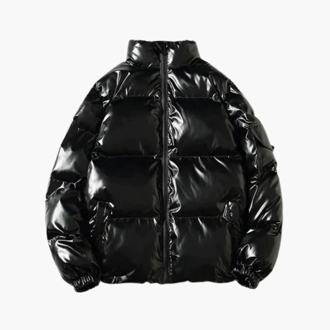 BerlinGlamour | Heren donsjack met rits en lange mouwen 1