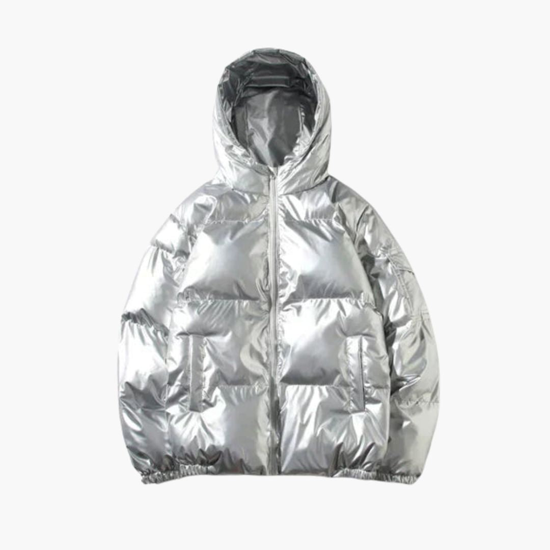 BerlinGlamour | Heren donsjack met rits en lange mouwen 2