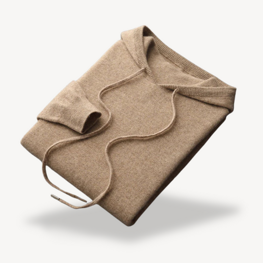 BerlinGlamour | Heren kasjmier gebreide hoodie 0