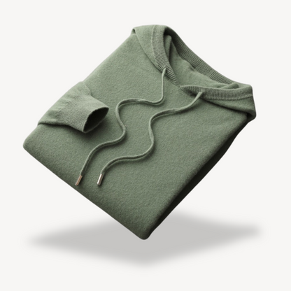 BerlinGlamour | Heren kasjmier gebreide hoodie 10