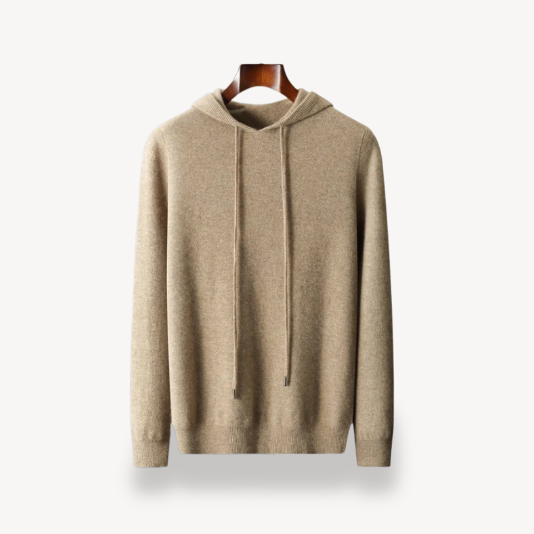 BerlinGlamour | Heren kasjmier gebreide hoodie 2