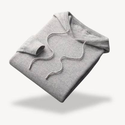 BerlinGlamour | Heren kasjmier gebreide hoodie 8