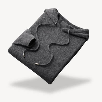 BerlinGlamour | Heren kasjmier gebreide hoodie 9