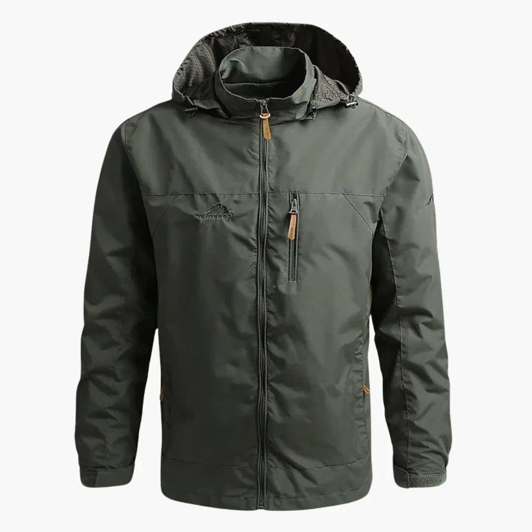 BerlinGlamour | Heren outdoorjack met capuchon 0