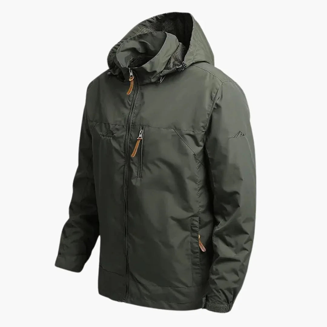 BerlinGlamour | Heren outdoorjack met capuchon 1