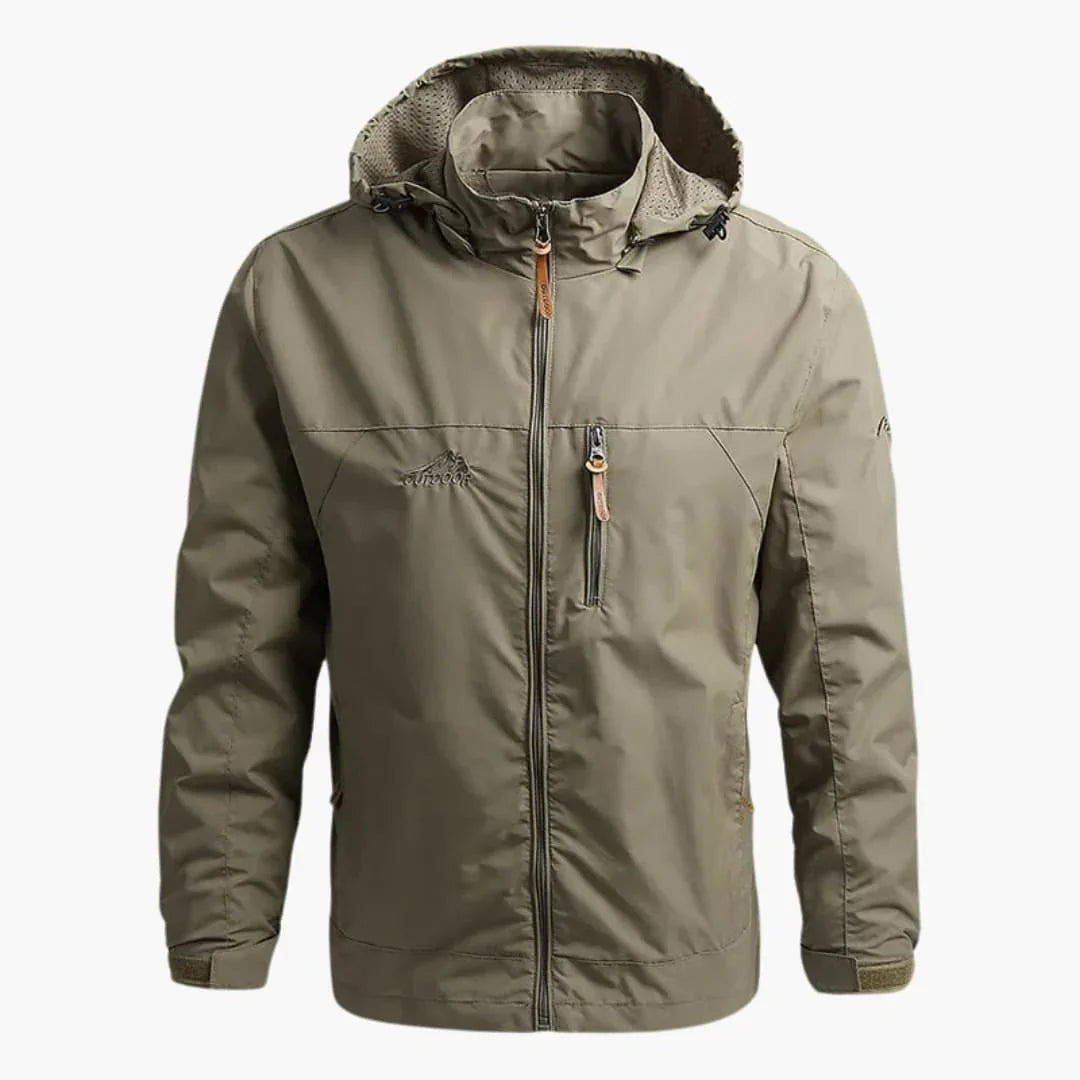 BerlinGlamour | Heren outdoorjack met capuchon 2
