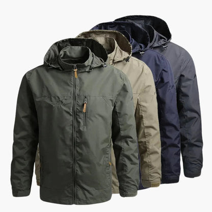 BerlinGlamour | Heren outdoorjack met capuchon 6