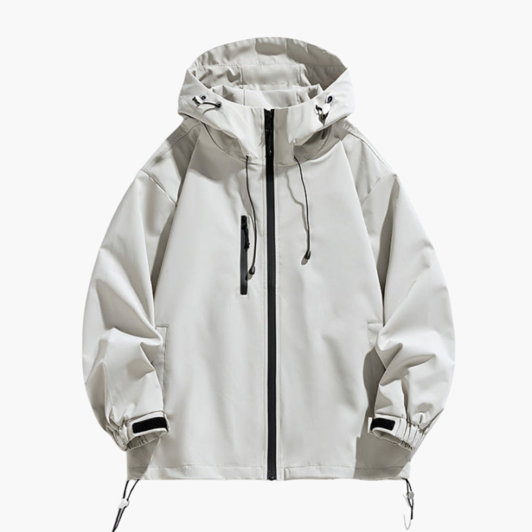 BerlinGlamour | Heren ski-jack met capuchon, verstelbare pasvorm en rits 0