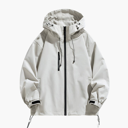 BerlinGlamour | Heren ski-jack met capuchon, verstelbare pasvorm en rits 0