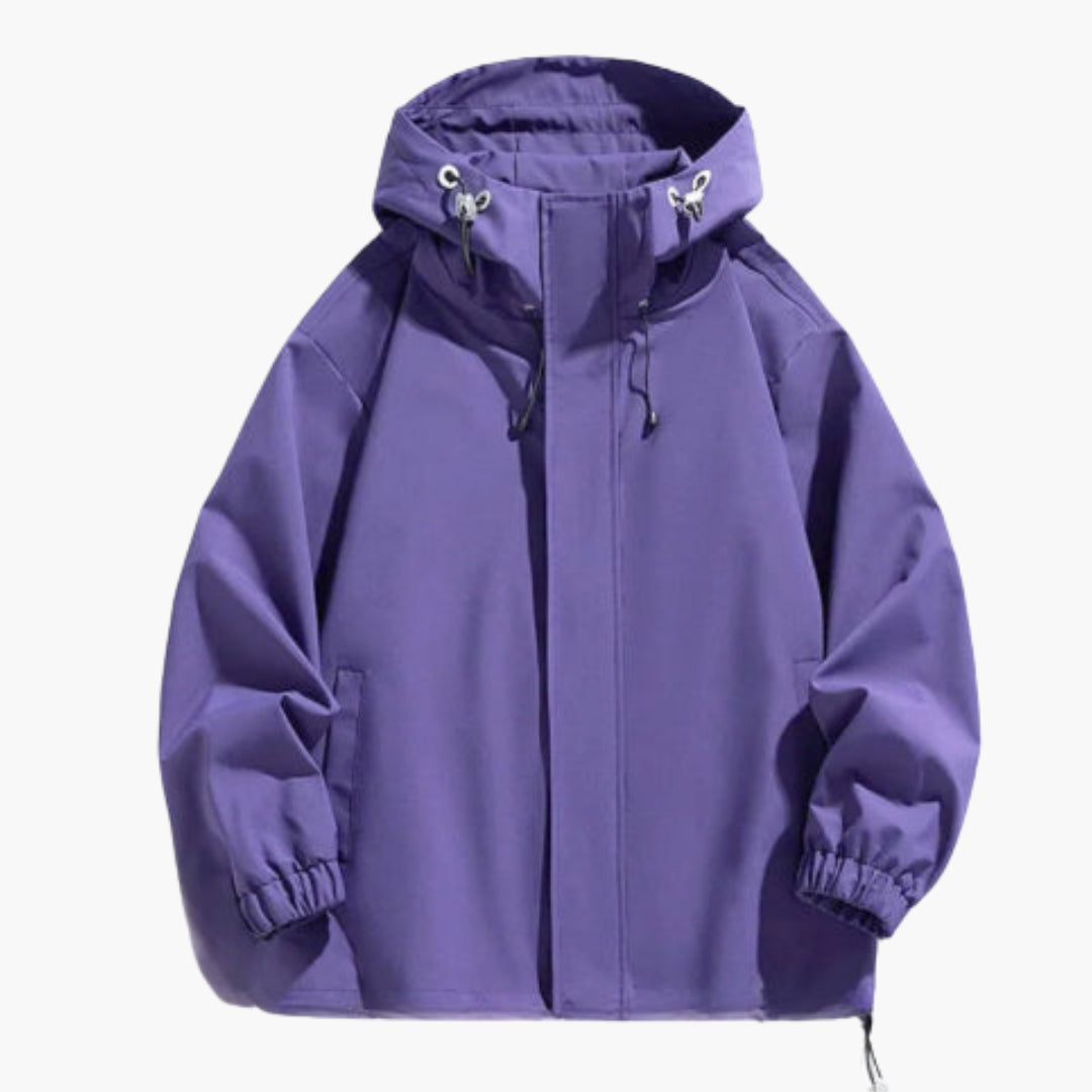 BerlinGlamour | Heren ski-jack met capuchon, verstelbare pasvorm en rits 6