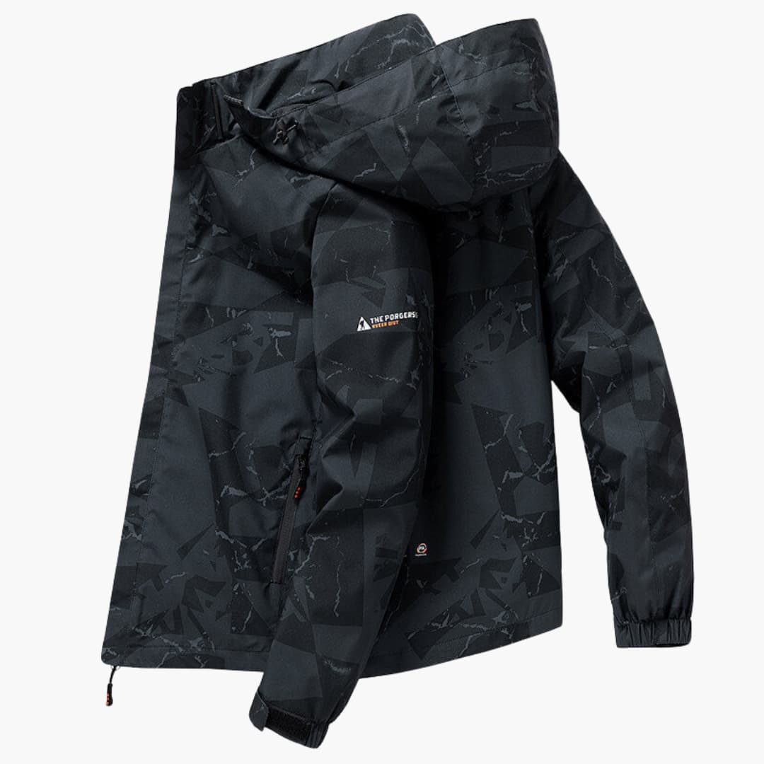 BerlinGlamour | Heren ski-jack met capuchon en moderne snit 0