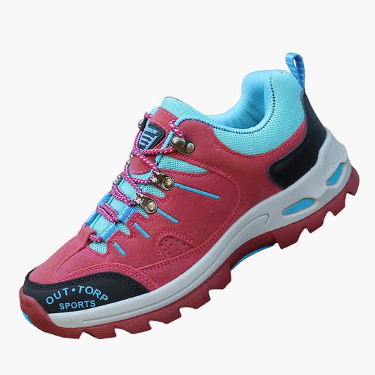 BerlinGlamour | Heren wandelschoenen met vetersluiting en structuurzool 0