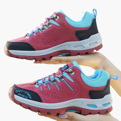 BerlinGlamour | Heren wandelschoenen met vetersluiting en structuurzool 1