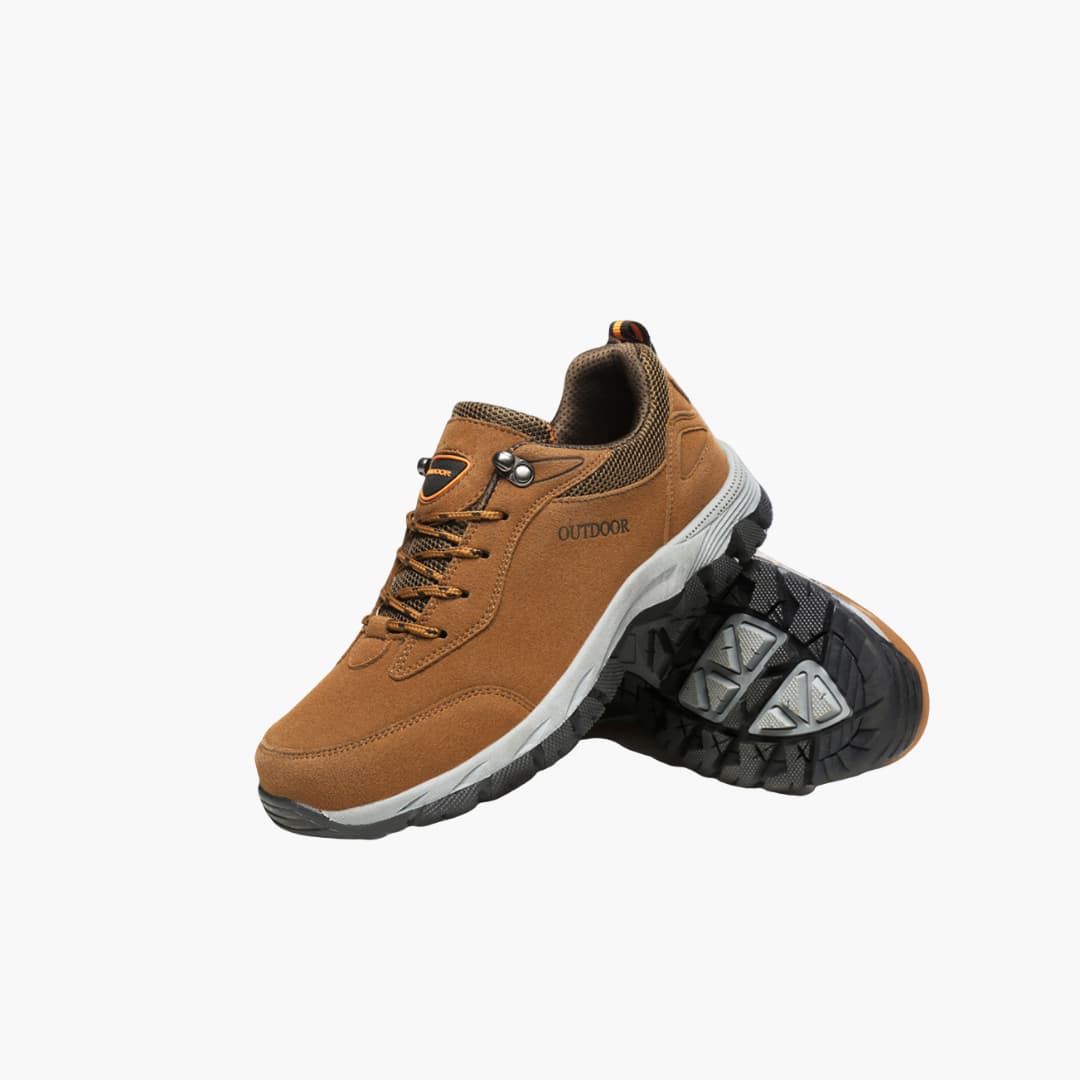 BerlinGlamour | Heren wandelschoenen met vetersluiting en structuurzool 2