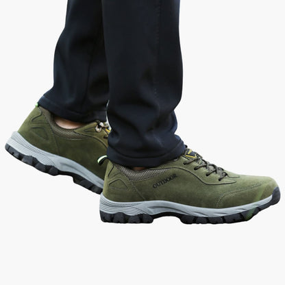 BerlinGlamour | Heren wandelschoenen met vetersluiting en structuurzool 3