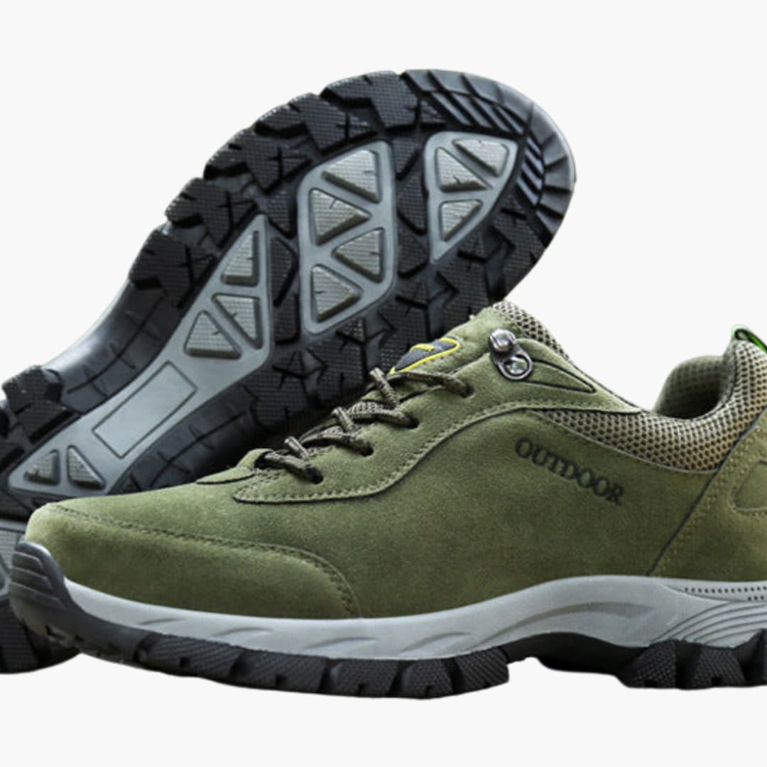 BerlinGlamour | Heren wandelschoenen met vetersluiting en structuurzool 5