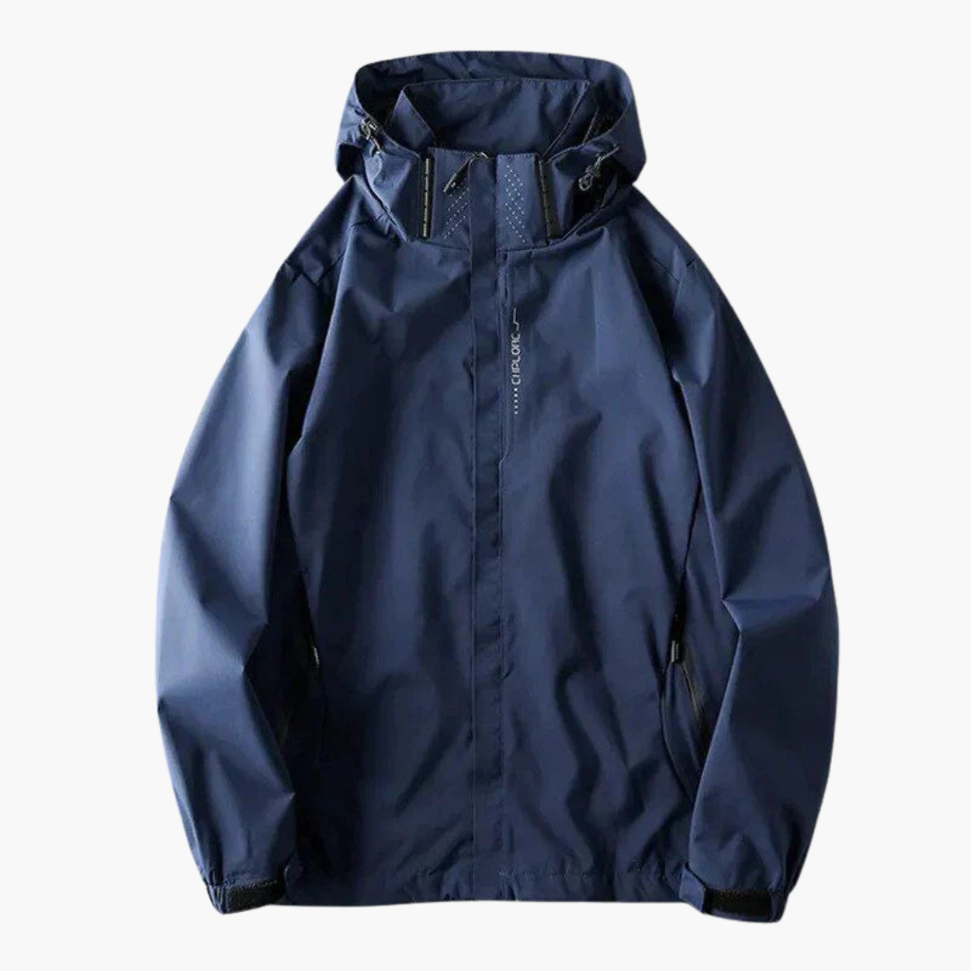 BerlinGlamour | Heren windjack met capuchon en rits 1