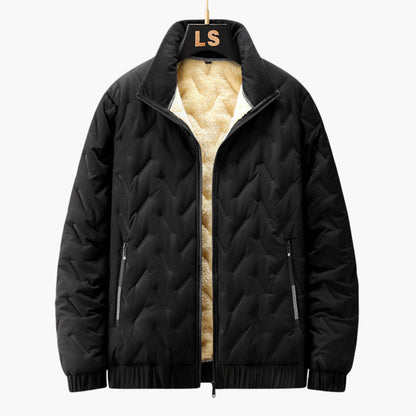 BerlinGlamour | Heren winterjas met praktische zakken 0