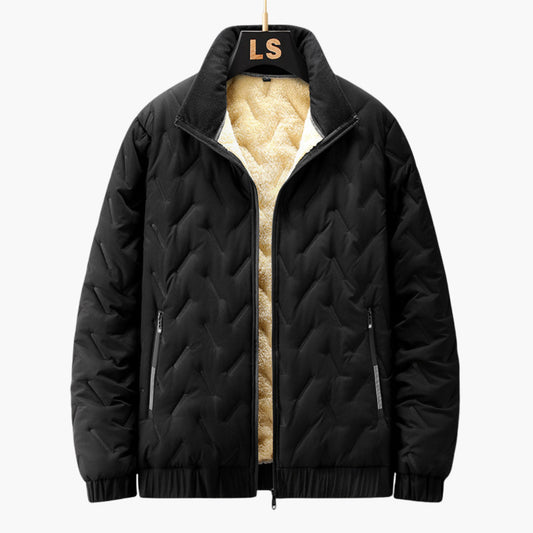 BerlinGlamour | Heren winterjas met praktische zakken 0