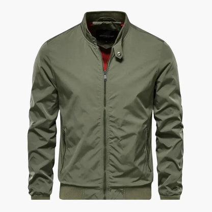 BerlinGlamour | Heren zomerjas met rits 1