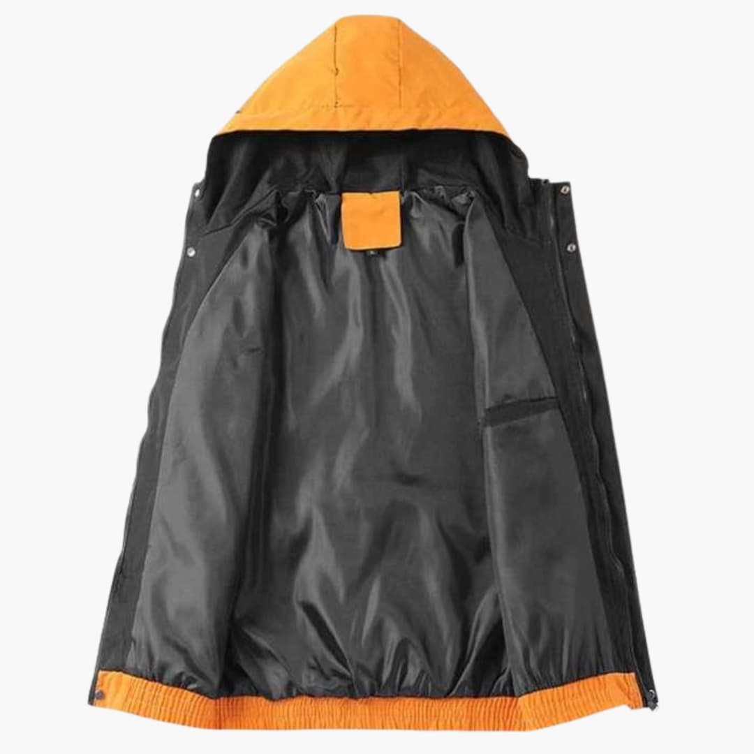 BerlinGlamour | Herenjas met capuchon en meerdere zakken 2