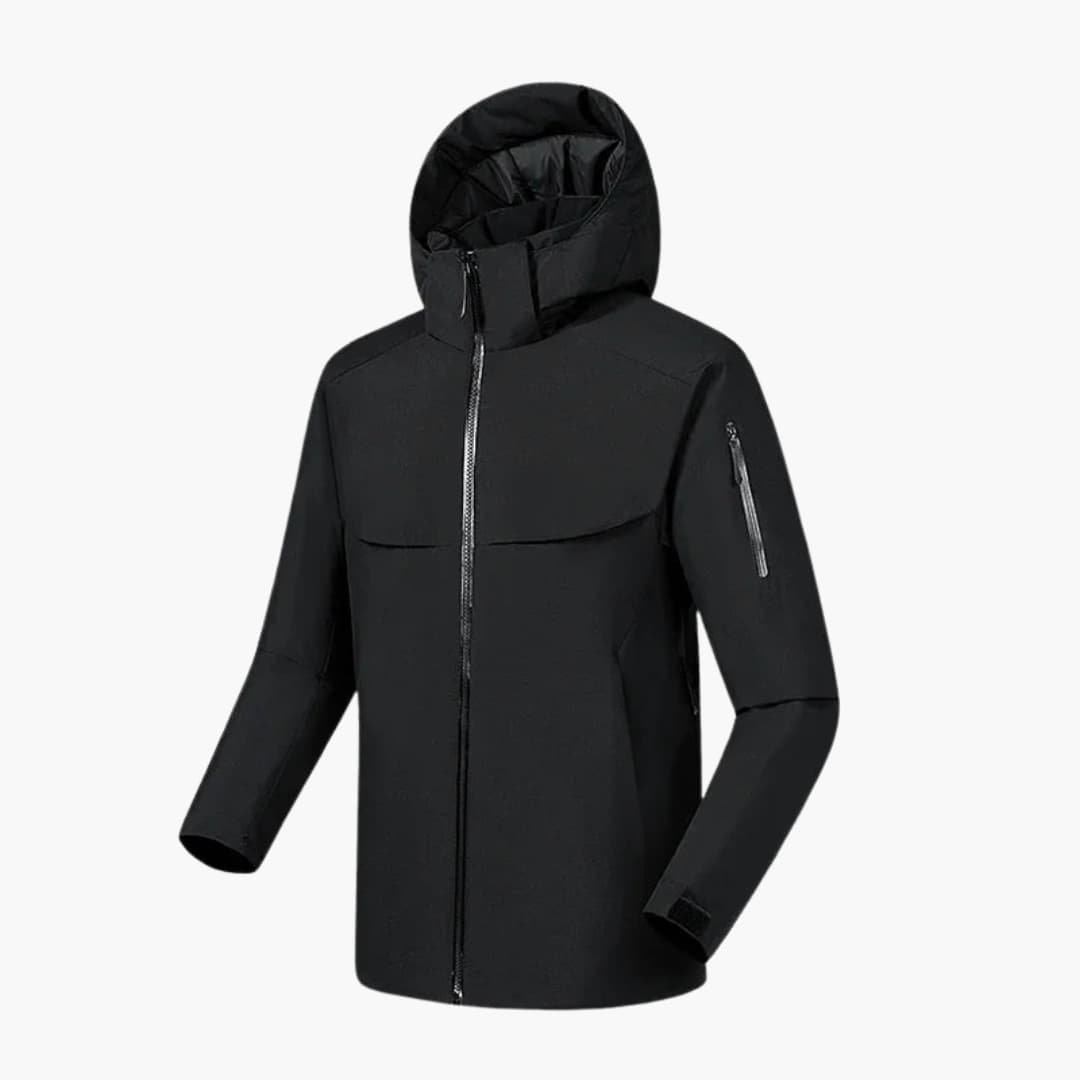 BerlinGlamour | Herenjas met capuchon en zijzakken 1