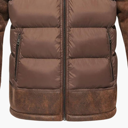 BerlinGlamour | Herenjas met rits en gewatteerd oppervlak 3